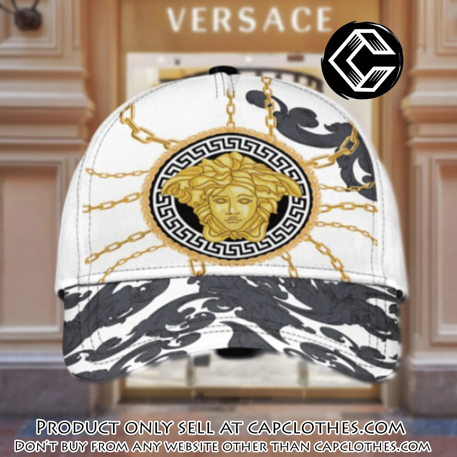 Versace luxury cap print 3d trending cap ctc1136 cc4539254